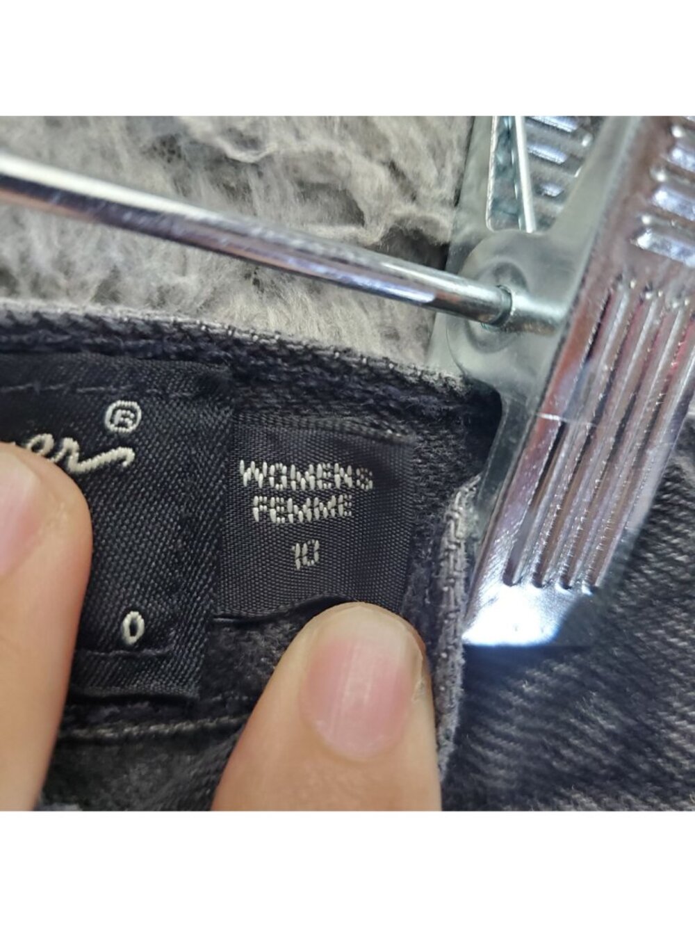 Eddie Bauer Jeans Womens Size 10 Black Denim Straight Relaxed Fit USA *Read* - Picture 4 of 15